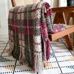 Bernat Handicrafter Cotton Yarn Purple Perk Ombre