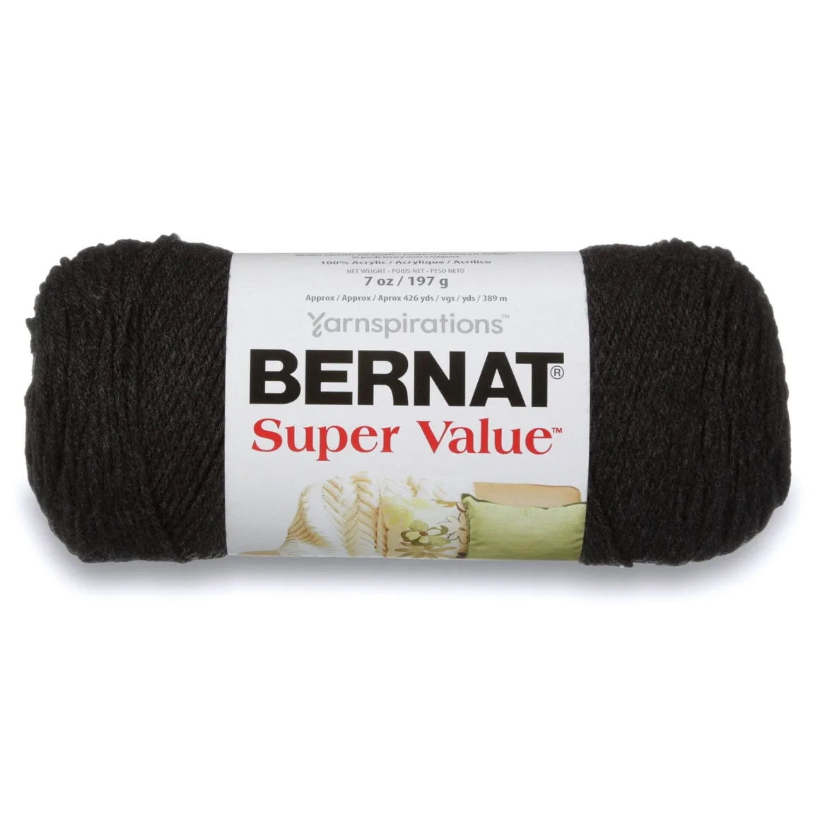 Bernat Super Value 3-197G Dark Grey