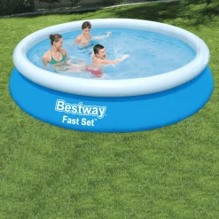 Bestway Fast Set 12’ x 30” Round Inflatable Pool Set