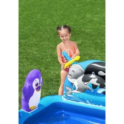 Bestway® Polar Pals™ Kids Inflatable Water Play Center and Pool 1.34 m x 1.31 m x 73 cm