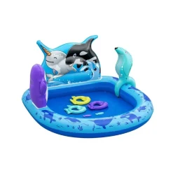 Bestway® Polar Pals™ Kids Inflatable Water Play Center and Pool 1.34 m x 1.31 m x 73 cm