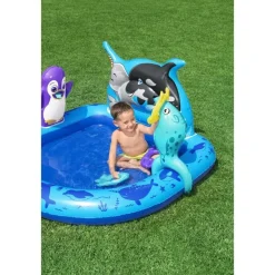 Bestway® Polar Pals™ Kids Inflatable Water Play Center and Pool 1.34 m x 1.31 m x 73 cm