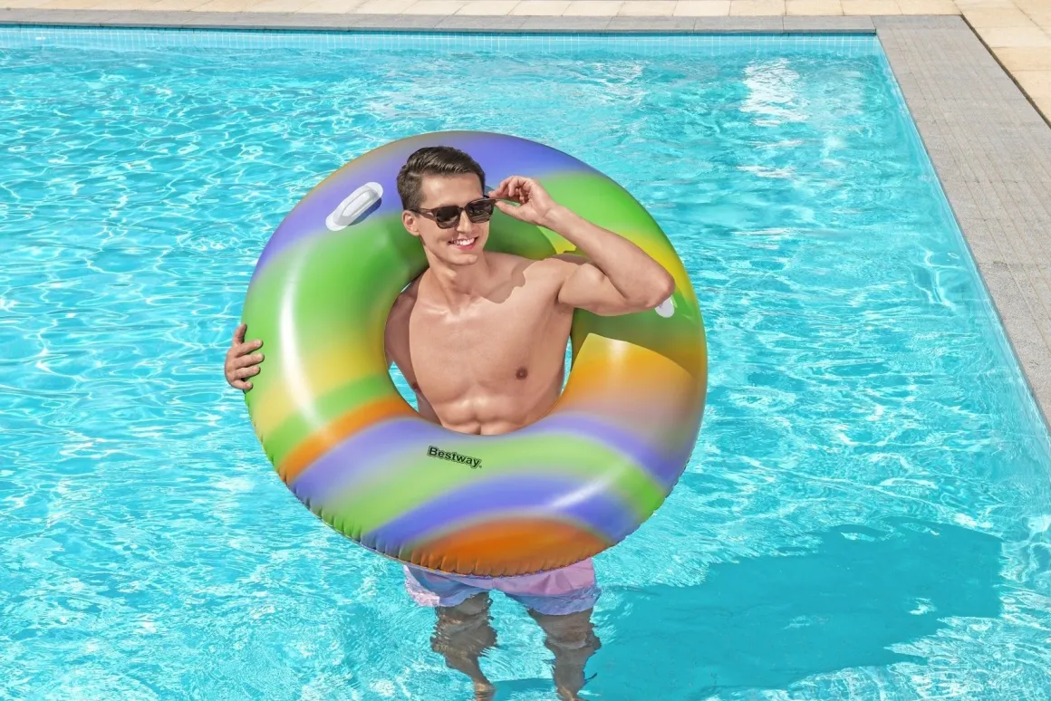 Bestway® Rainbow Swim Tube 1.19 m