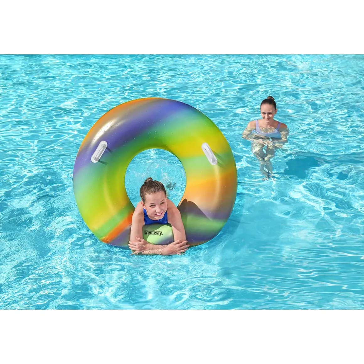 Bestway® Rainbow Swim Tube 1.19 m