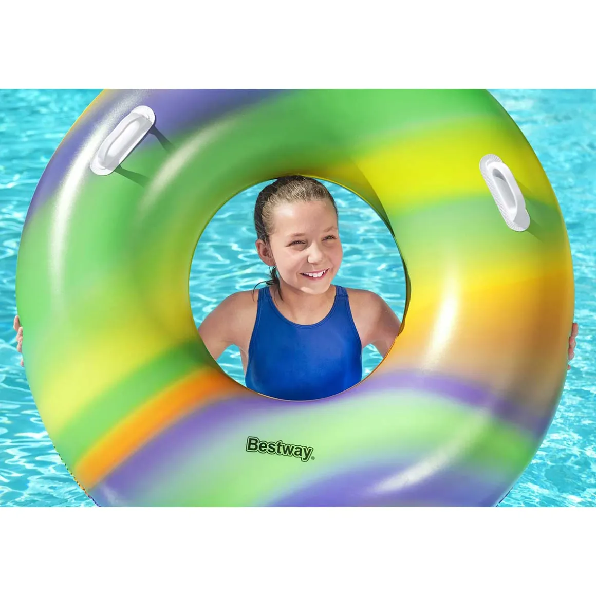 Bestway® Rainbow Swim Tube 1.19 m