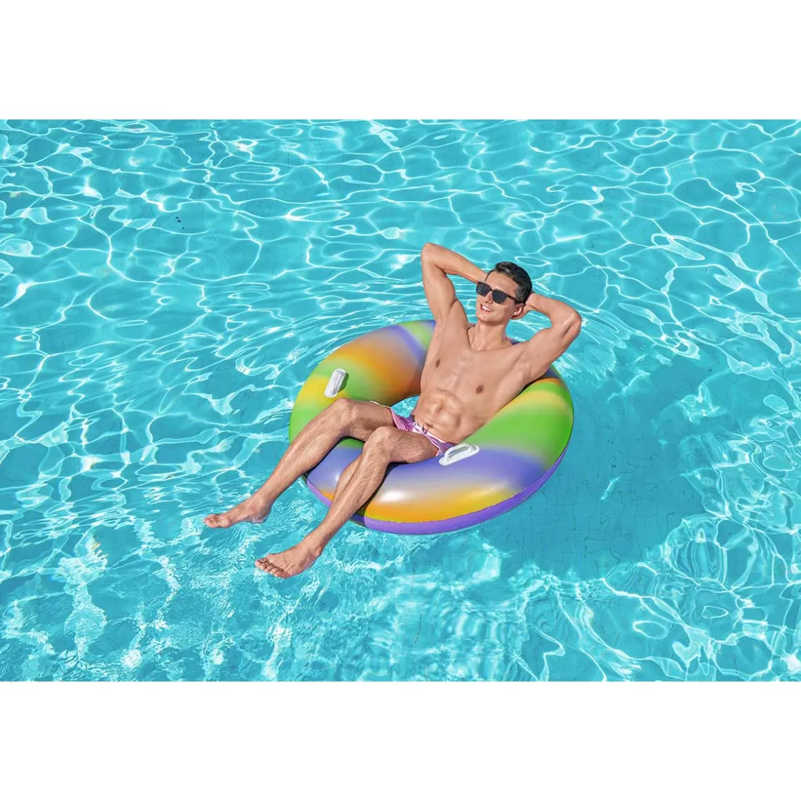 Bestway® Rainbow Swim Tube 1.19 m