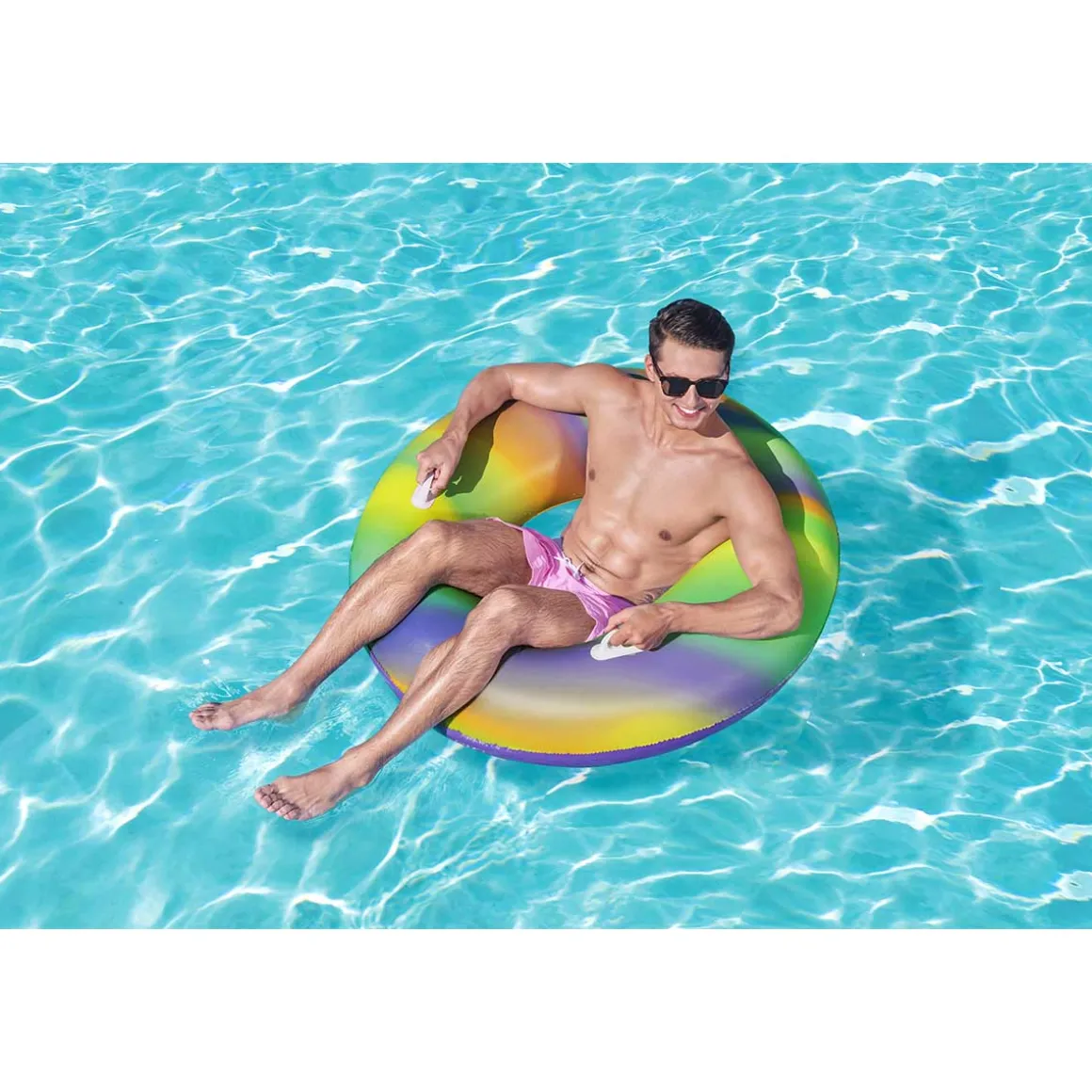 Bestway® Rainbow Swim Tube 1.19 m