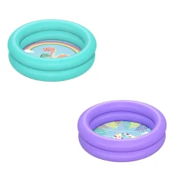 Bestway® Round Double Ring Inflatable Kiddie Pool 61 cm x 15 cm