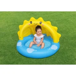 Bestway® Sunny Days™ Inflatable Shaded Kiddie Pool 1.01 m x 97 cm x 71 cm
