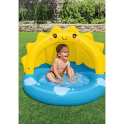 Bestway® Sunny Days™ Inflatable Shaded Kiddie Pool 1.01 m x 97 cm x 71 cm