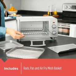 BLACK+DECKER | Crisp 'N Bake Air Fry 4-Slice Toaster Oven