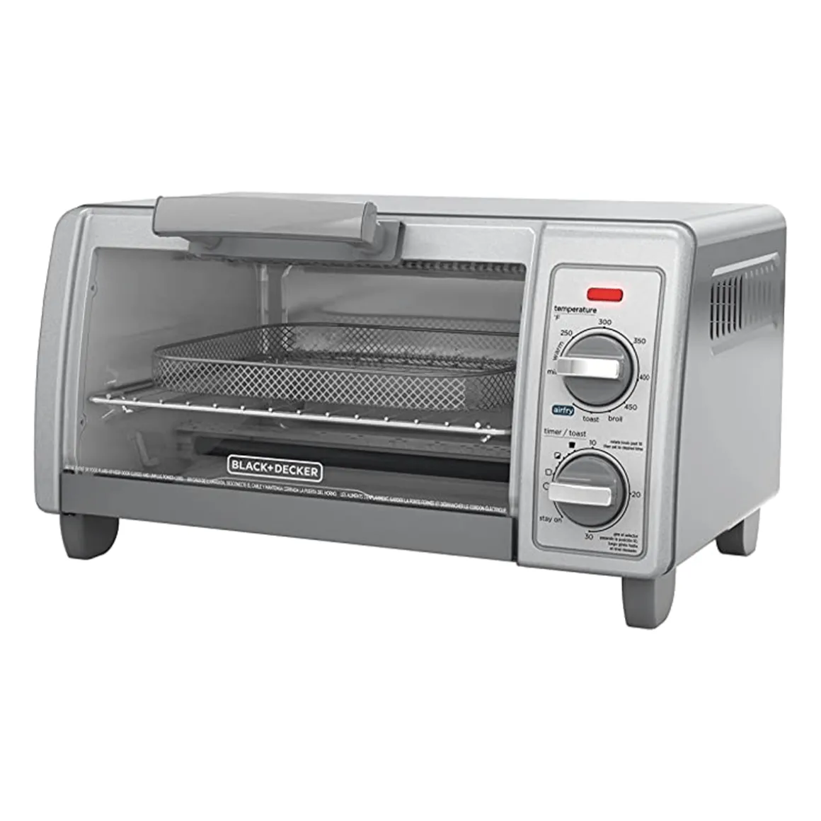 BLACK+DECKER | Crisp 'N Bake Air Fry 4-Slice Toaster Oven