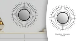 Black Line Mirror