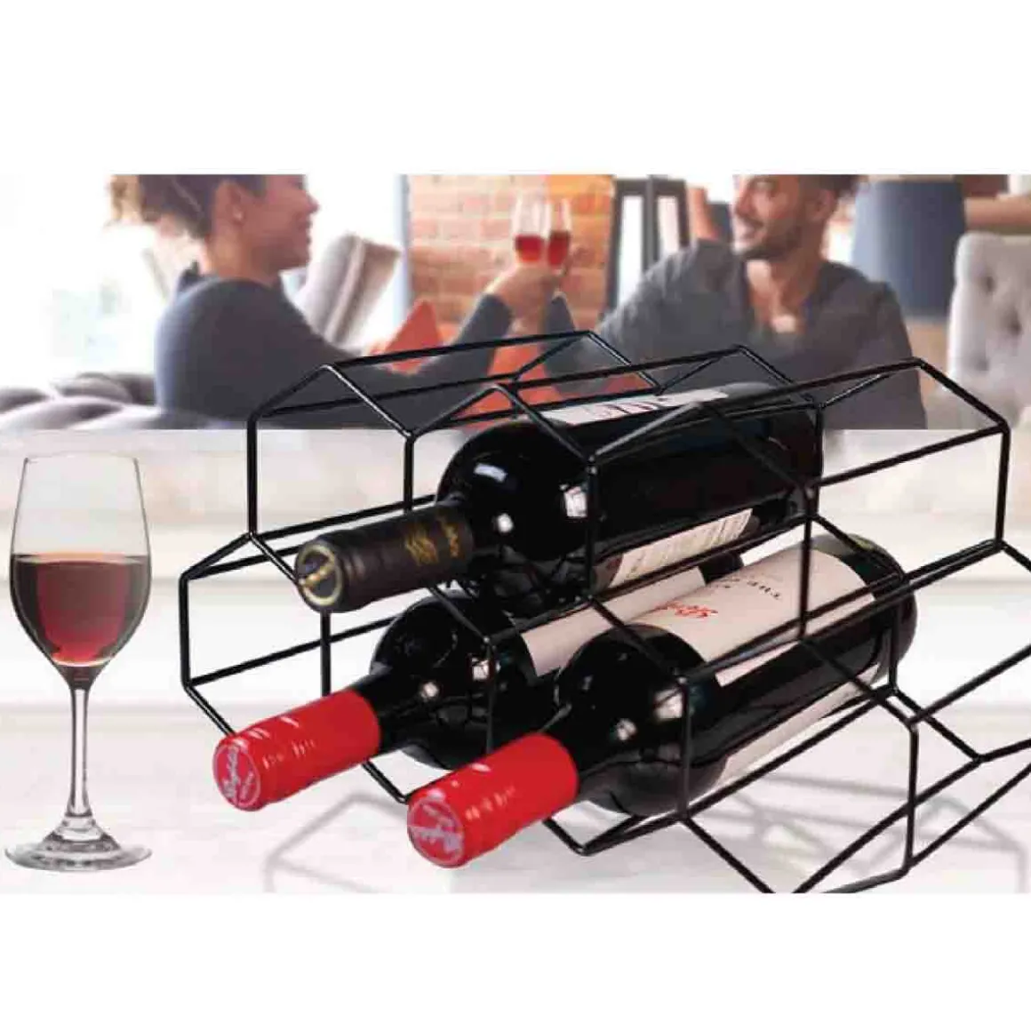 11 Bottle Wine Rack