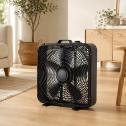 20” Box Fan – 3-Speed Cooling Fan in Black