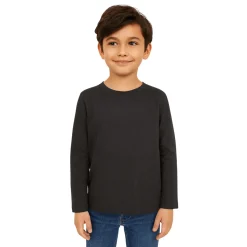 Boys’ Long-Sleeve Cotton T-Shirt 7 to 18