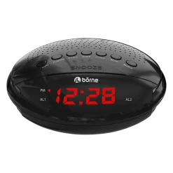 bōrne - Digital Clock with AM/FM Radio
