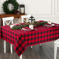 Buffalo Plaid Tablecloth