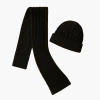 Cable Knit Beanie & Scarf Set