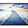 Canvas Print Lake Scene 60x90