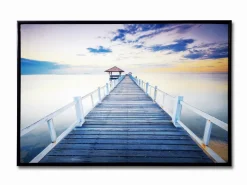 Canvas Print Lake Scene 60x90