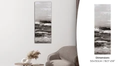 CANVAS 50X150 ABSTRACT WAVE LAYER