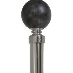 CARRERA MARBLE POLE SET - ROUND BLACK