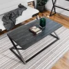 Carvalho | Black Wood Coffee Table (120 x 60 x 43 cm)
