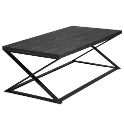 Carvalho | Black Wood Coffee Table (120 x 60 x 43 cm)
