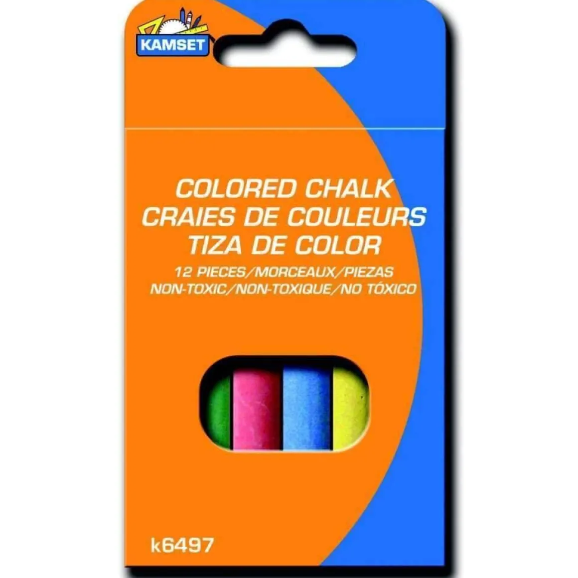 Chalk - Coloured, 12 Pcs