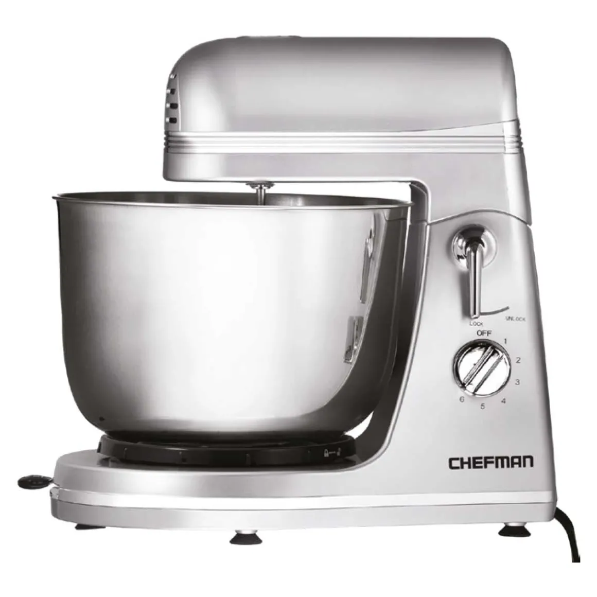Chefman 4 Qt. Stand Mixer Stainless