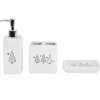 Christmas 3 PCS Bathroom Ceramic Set