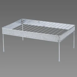 Chrome Dish Shelf with Fake Diamond Holder