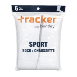 Classic White Crew Sport Socks – 6-Pack