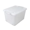 Clear Storage box with Lid and Castors (in-store pickup only)-55 L
