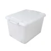 Clear Storage Tote with Lid and Castors - 15L