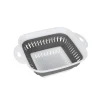 Collapsible Sq Basket White/grey
