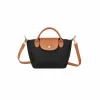 Compact Crossbody Bag with Contrast Flap