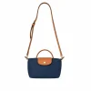 Compact Crossbody Bag with Contrast Details