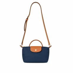 Compact Crossbody Bag with Contrast Details