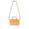 Compact Faux Leather Crossbody Bag