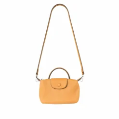 Compact Faux Leather Crossbody Bag