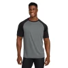 Contrast Raglan Sleeve Crew Neck T-Shirt