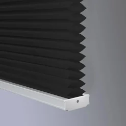 Cordless Blackout Pleated Cellular Blinds | Black