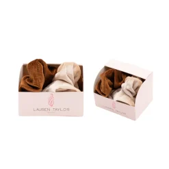 Corduroy Velvet Scrunchie Set