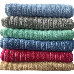 Cotton Bath Sheet 30 x 60 in – Assorted Stripe Collection