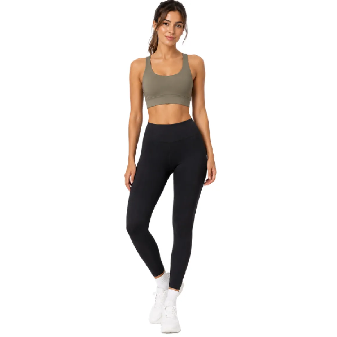 Cross-Back Medium Support Sports Bra