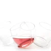 Culbuto - Set of 4 Stemless Wine Glasses