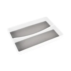 Cultery Tray 2 Sections White/grey