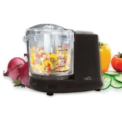 1.5 Cup Mini Electric Chopper Black